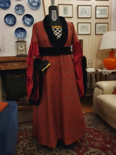 Abito Costume Storico Medievale femminile Articolo QF 020 