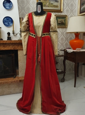 Abito Costume Storico Medievale femminile Art 037